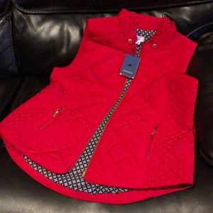 NEW Crown Ivy Sleeveless Quilted Vest